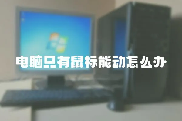 電腦只有鼠標能動怎么辦