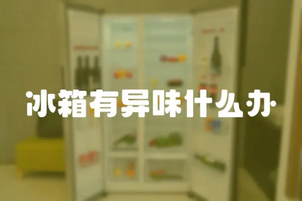 冰箱有異味什么辦