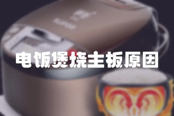 電飯煲燒主板原因