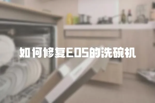 如何修復E05的洗碗機