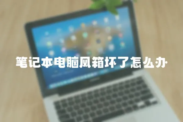 筆記本電腦風箱壞了怎么辦