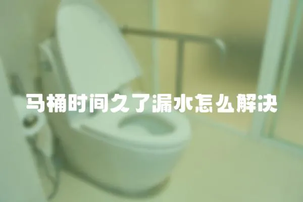 馬桶時間久了漏水怎么解決