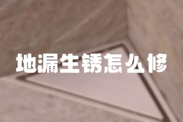 地漏生銹怎么修