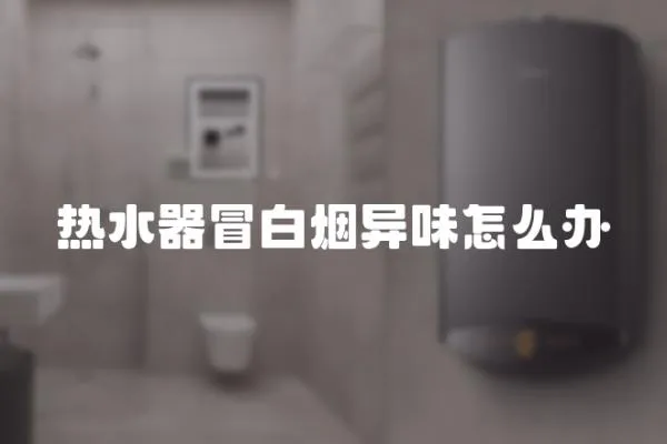 熱水器冒白煙異味怎么辦