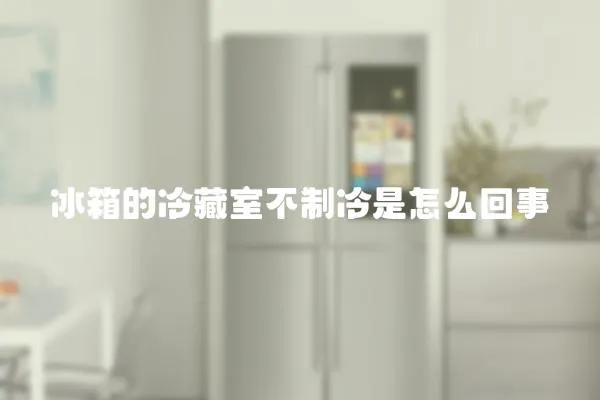 冰箱的冷藏室不制冷是怎么回事