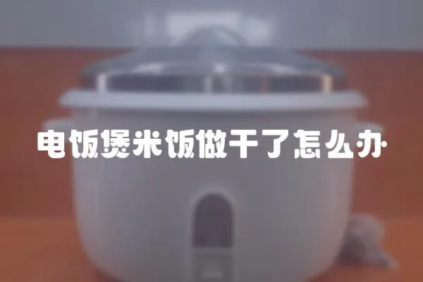 電飯煲米飯做干了怎么辦