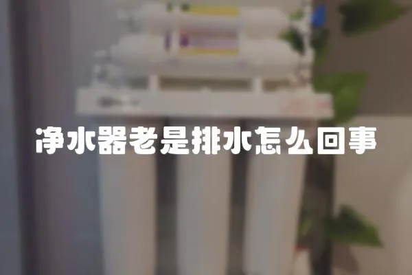凈水器老是排水怎么回事