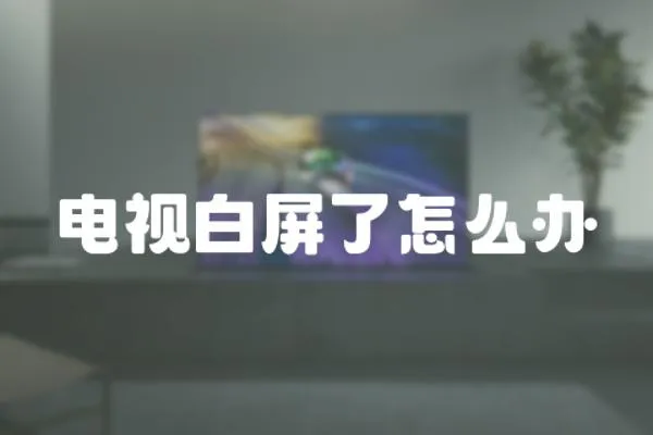 電視白屏了怎么辦