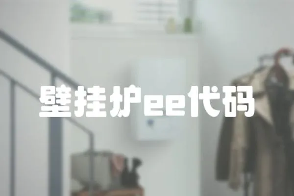 壁掛爐ee代碼