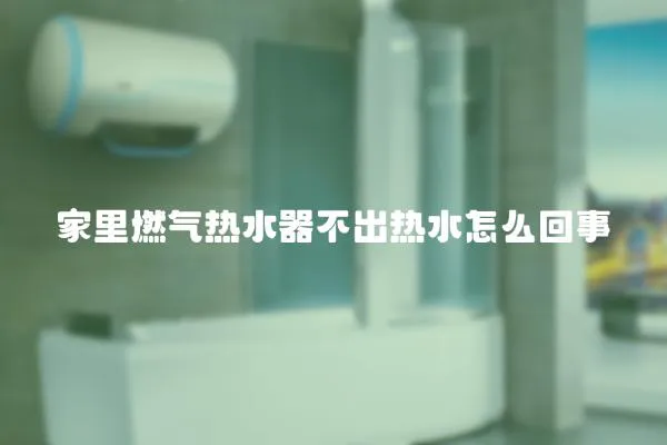 家里燃氣熱水器不出熱水怎么回事