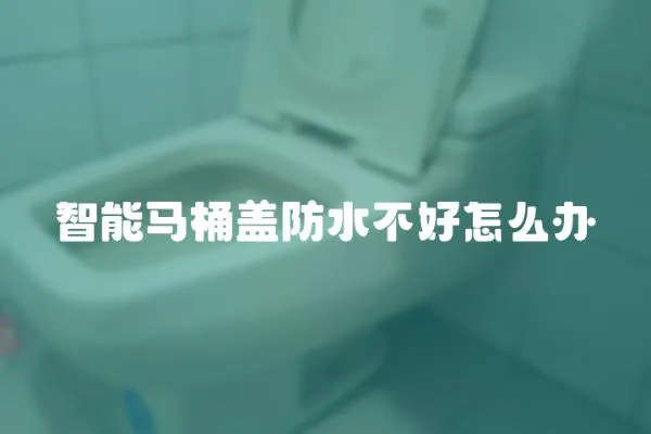 智能馬桶蓋防水不好怎么辦