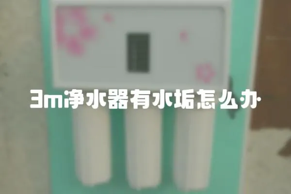3m凈水器有水垢怎么辦