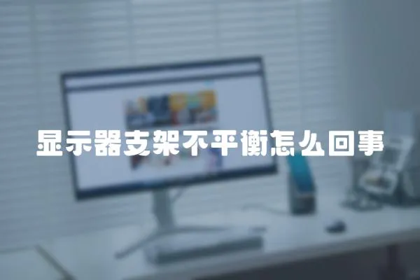 顯示器支架不平衡怎么回事