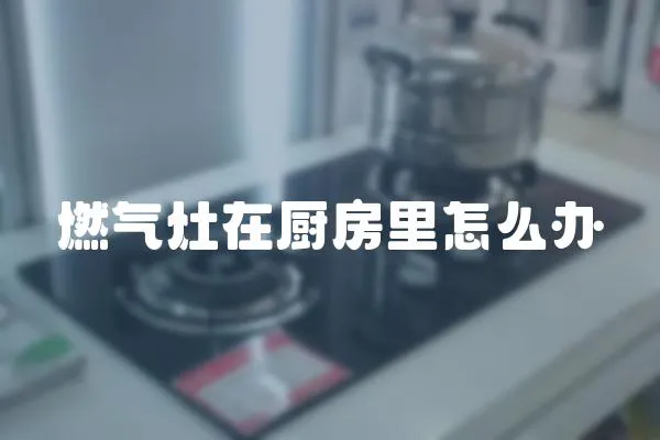 燃氣灶在廚房里怎么辦