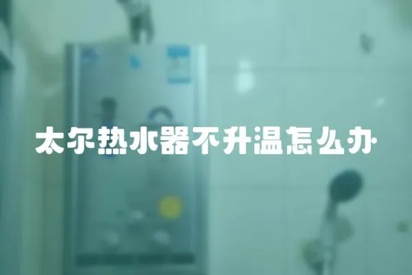 太爾熱水器不升溫怎么辦