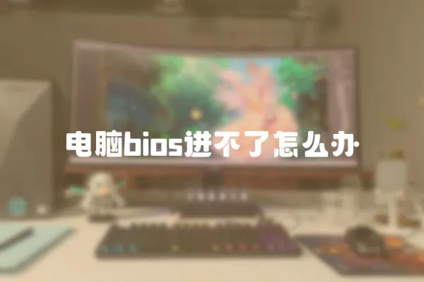 電腦bios進不了怎么辦