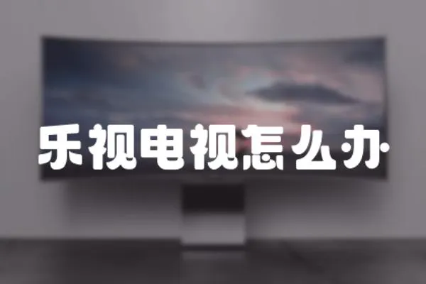 樂視電視怎么辦