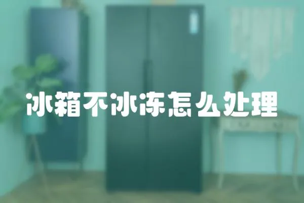 冰箱不冰凍怎么處理