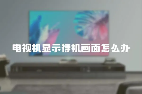 電視機顯示待機畫面怎么辦