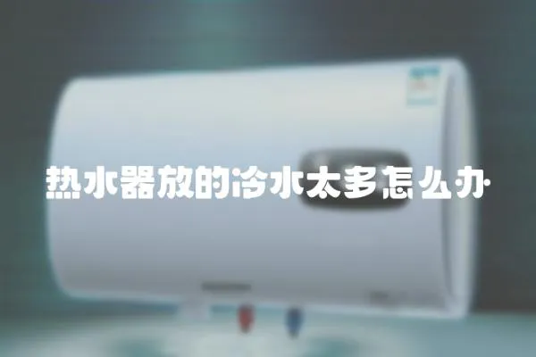 熱水器放的冷水太多怎么辦