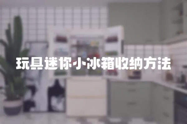 玩具迷你小冰箱收納方法