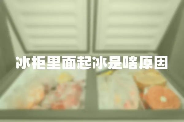 冰柜里面起冰是啥原因