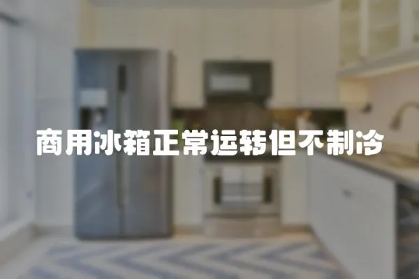 商用冰箱正常運轉但不制冷