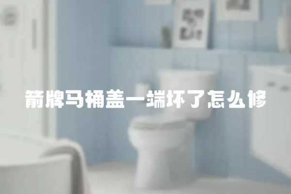 箭牌馬桶蓋一端壞了怎么修