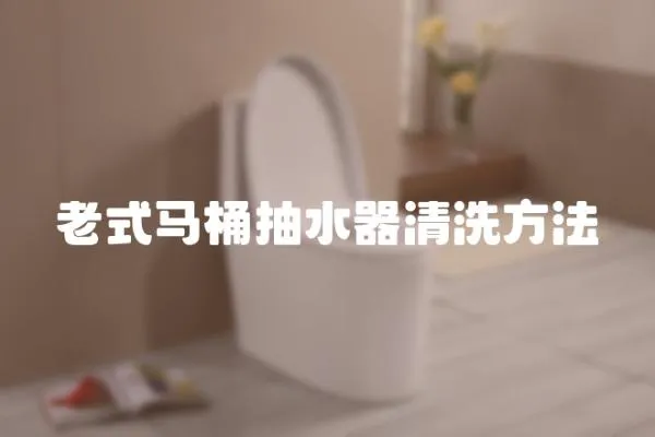 老式馬桶抽水器清洗方法