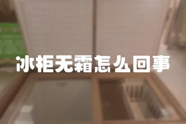 冰柜無霜怎么回事