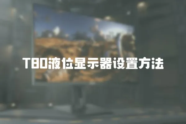 T80液位顯示器設(shè)置方法