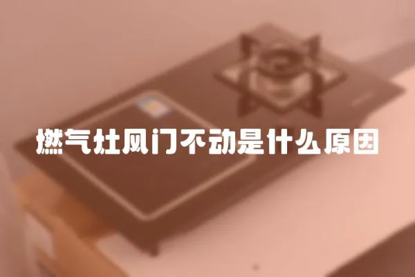 燃?xì)庠铒L(fēng)門不動(dòng)是什么原因