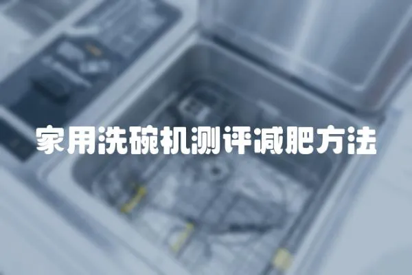 家用洗碗機測評減肥方法