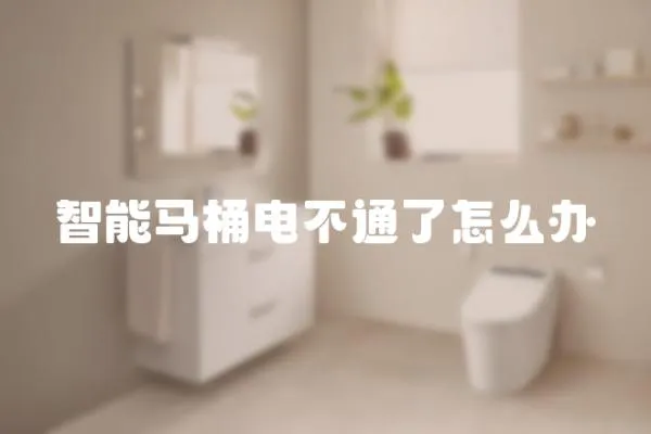 智能馬桶電不通了怎么辦