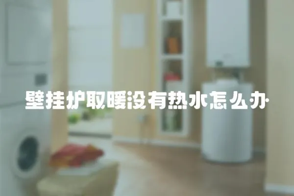 壁掛爐取暖沒有熱水怎么辦