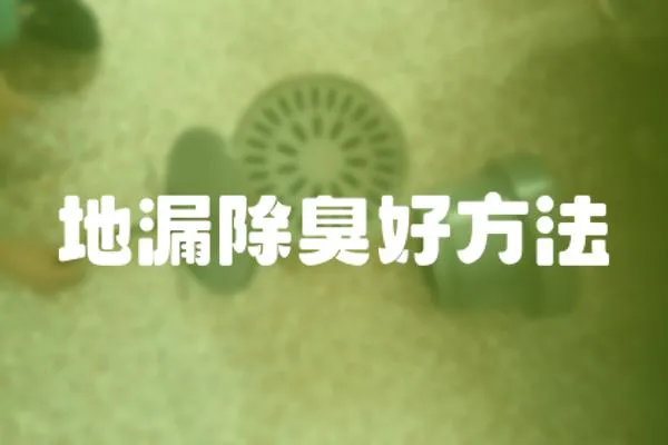地漏除臭好方法