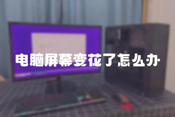 電腦屏幕變花了怎么辦