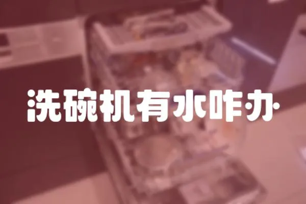 洗碗機有水咋辦