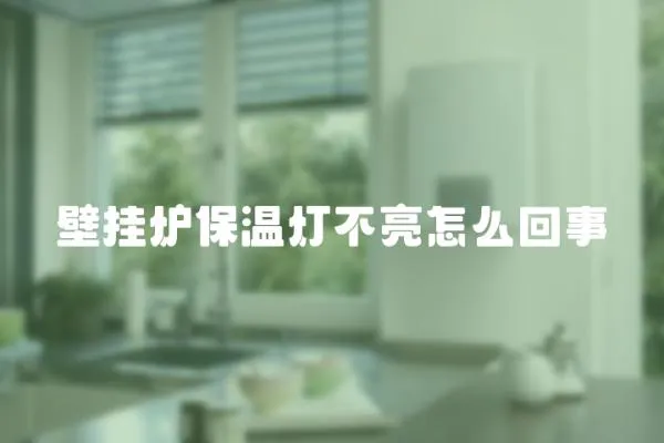 壁掛爐保溫燈不亮怎么回事