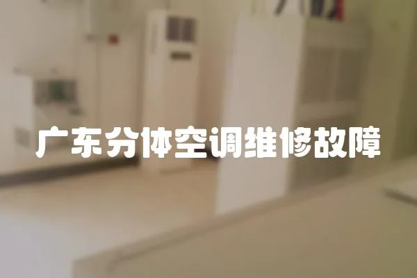 廣東分體空調(diào)維修故障
