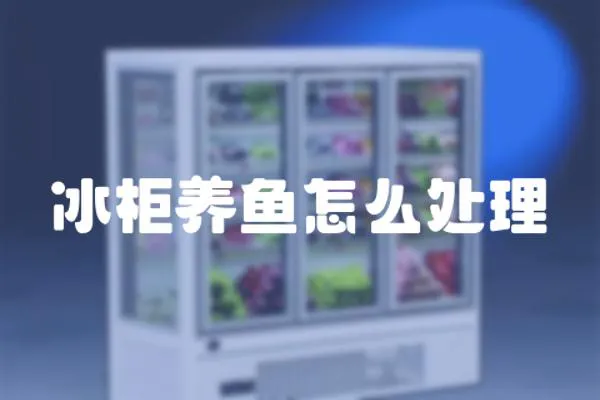 冰柜養魚怎么處理