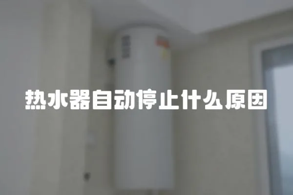 熱水器自動停止什么原因