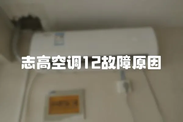 志高空調12故障原因
