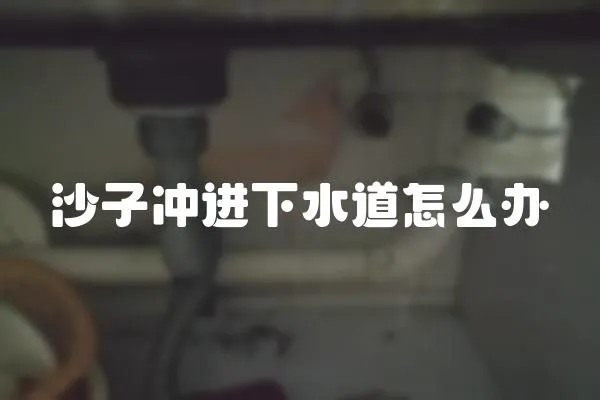 沙子沖進下水道怎么辦