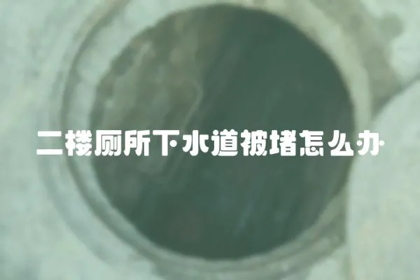 二樓廁所下水道被堵怎么辦