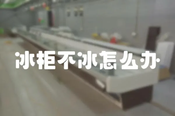 冰柜不冰怎么辦