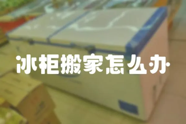 冰柜搬家怎么辦