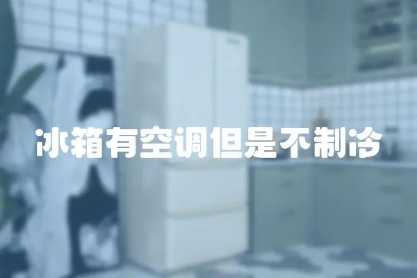 冰箱有空調但是不制冷