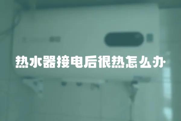 熱水器接電后很熱怎么辦