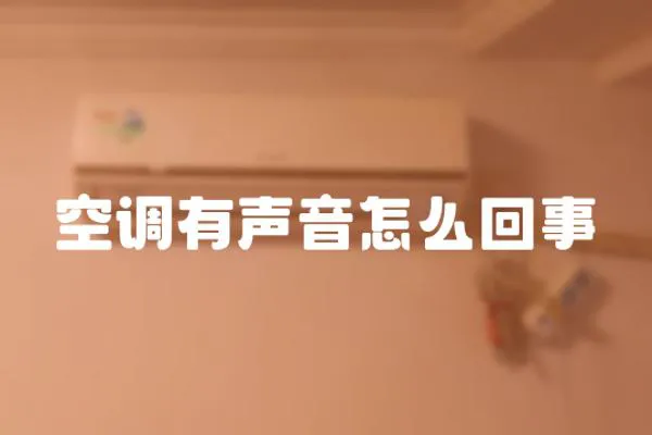 空調(diào)有聲音怎么回事